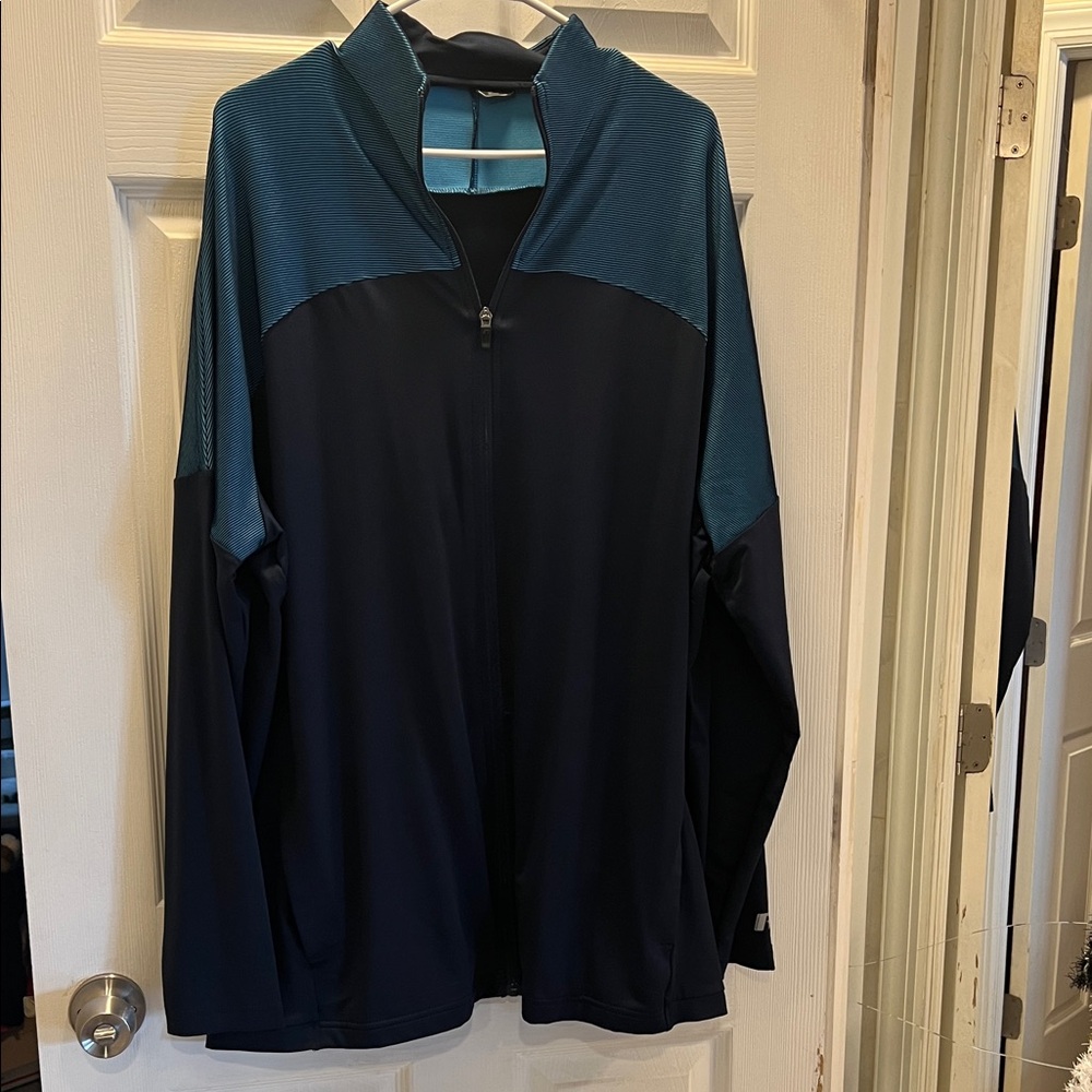 Men's Lightweight Jacket - Teal and Black